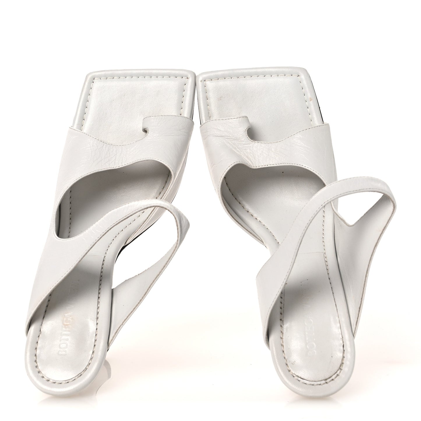 Nappa Crunch Lux Sandals 40.5 Optic White