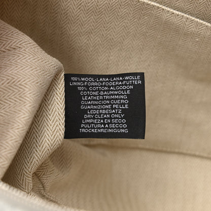 Hermes Canvas Large Bride-A-Brac Pouch Gris Flanelle 7 of 8