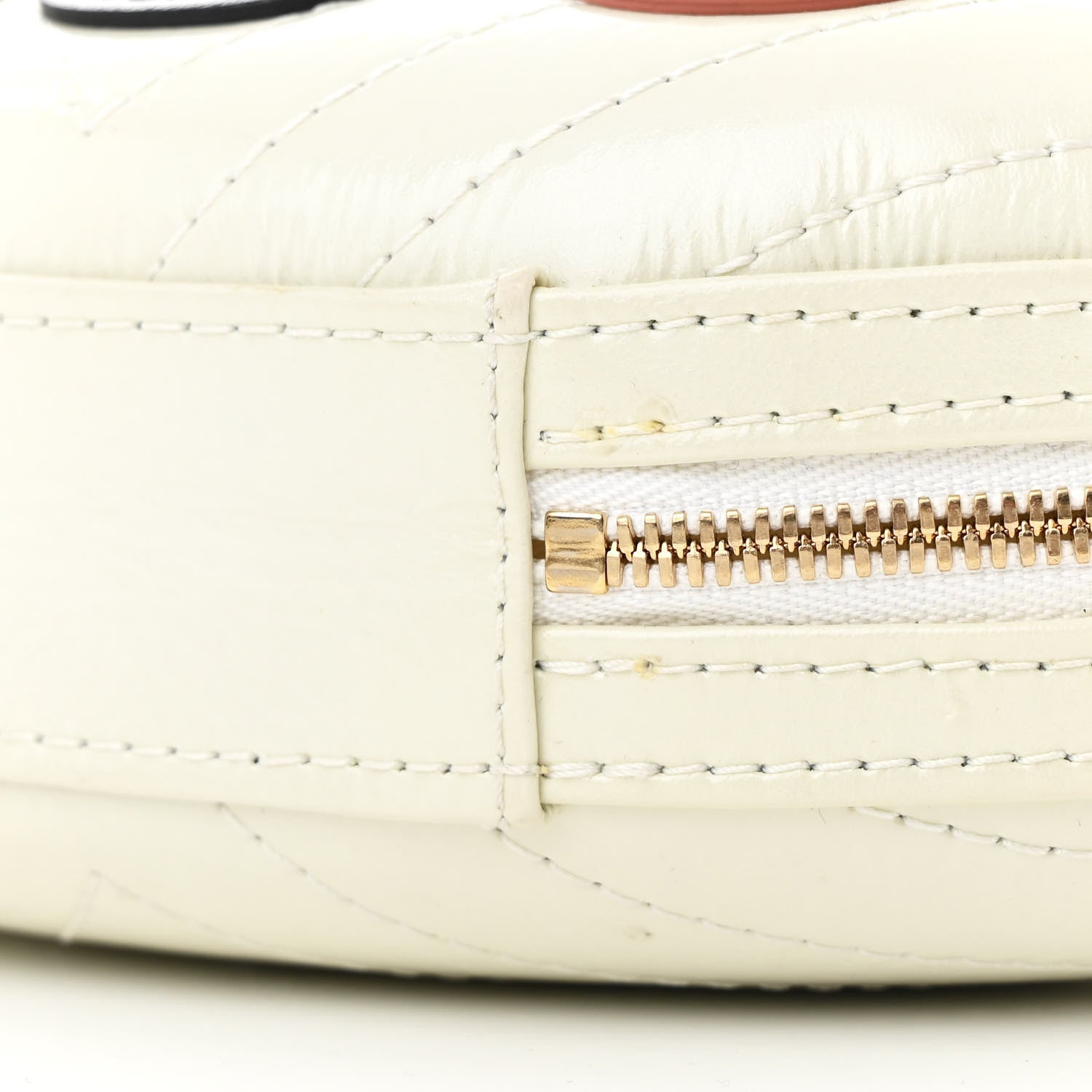Chanel Embroidered Lambskin Chevron Quilted La Pausa Evening Bag White 10 of 14