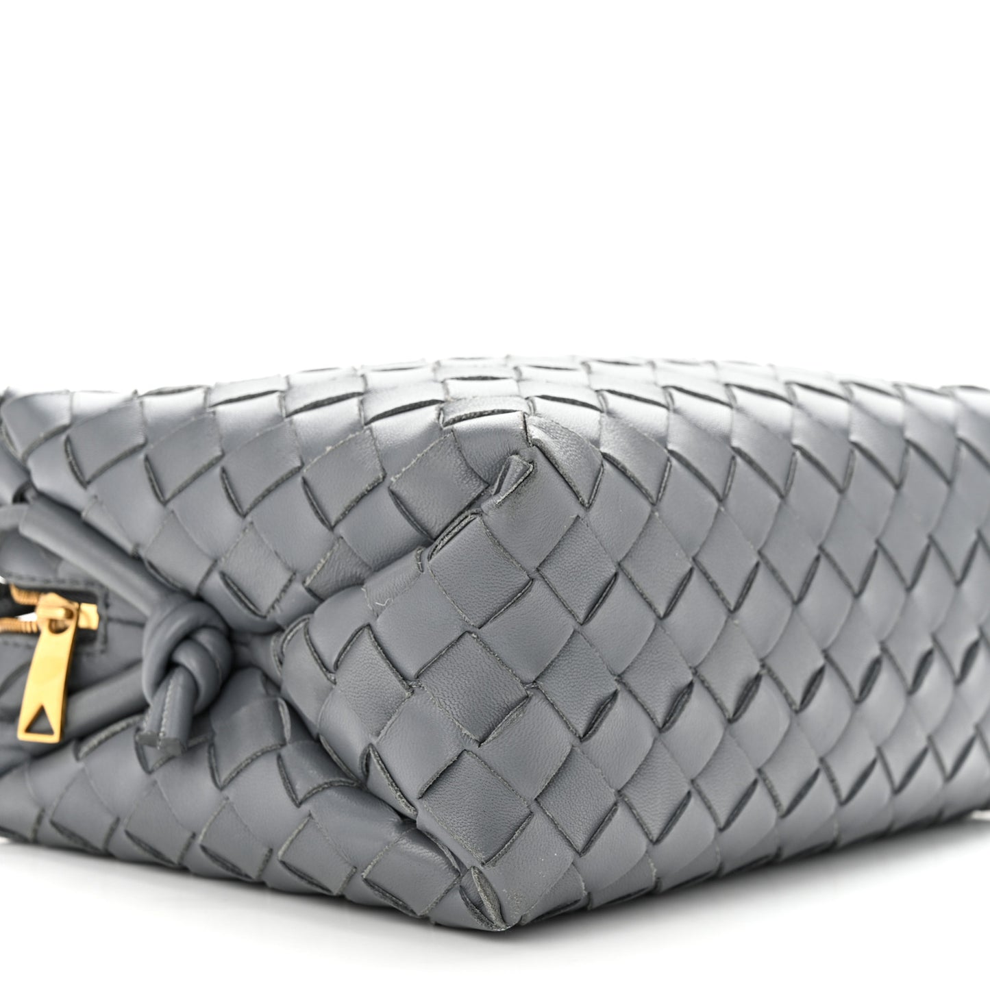 Nappa Intrecciato Small Loop Camera Bag Thunder