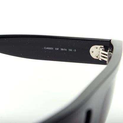 Celine Acetate Aviator Sunglasses CL40001l Black Havana 6 of 7