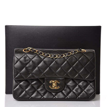 Chanel Lambskin Quilted Small Double Flap Black 14 of 14