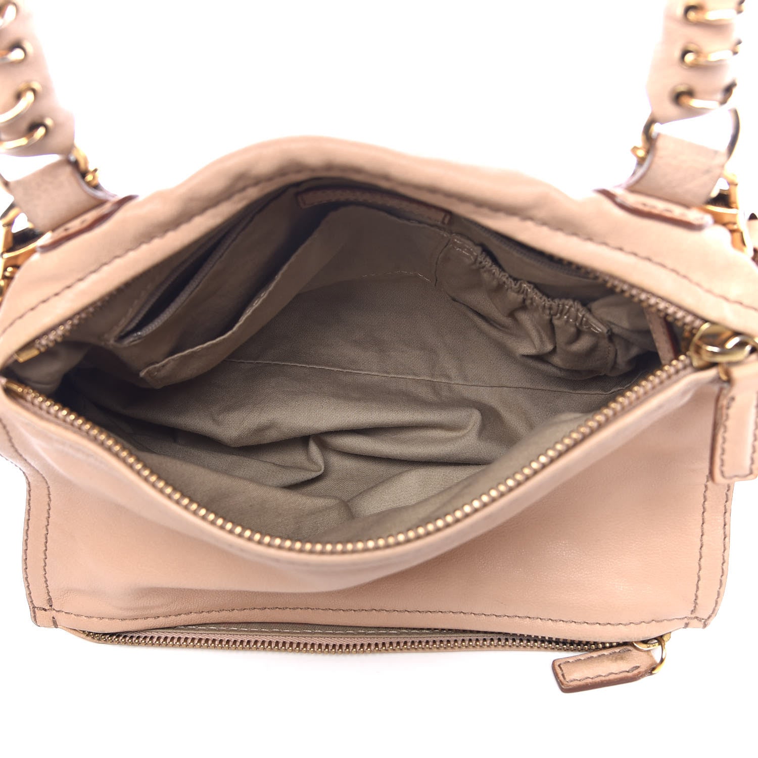 Givenchy Sugar Goatskin Small Metal Ring Pandora Beige 7 of 23