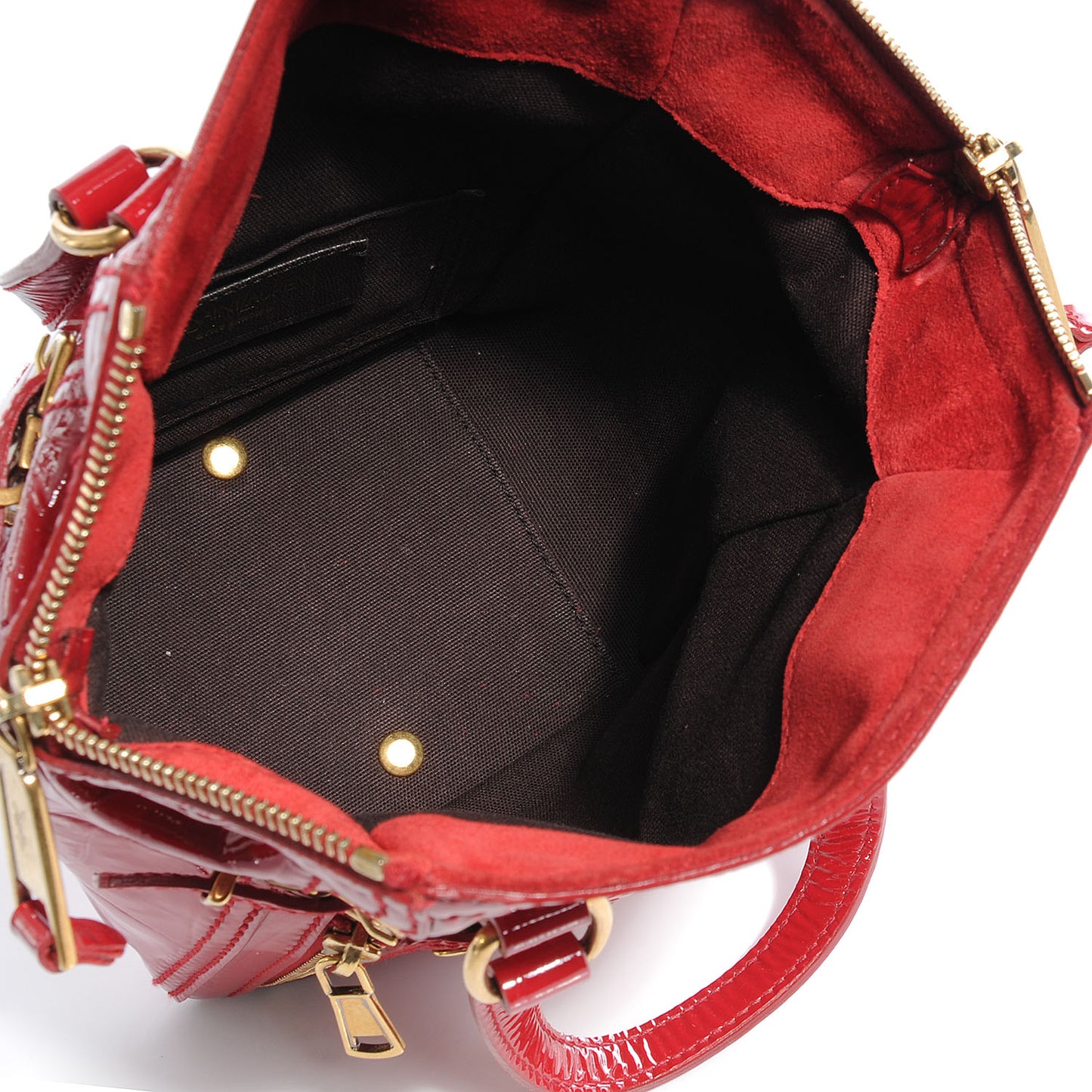 Patent Croc Mini Downtown Red