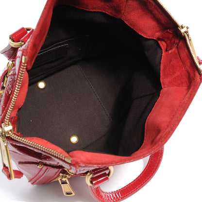 Saint Laurent Patent Croc Mini Downtown Red 5 of 7