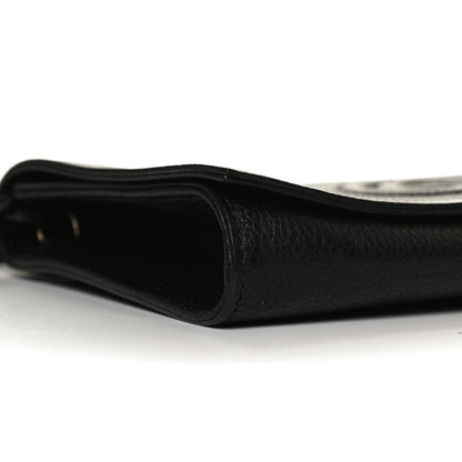 Gucci Pebbled Calfskin Medium Soho Clutch Black 9 of 14