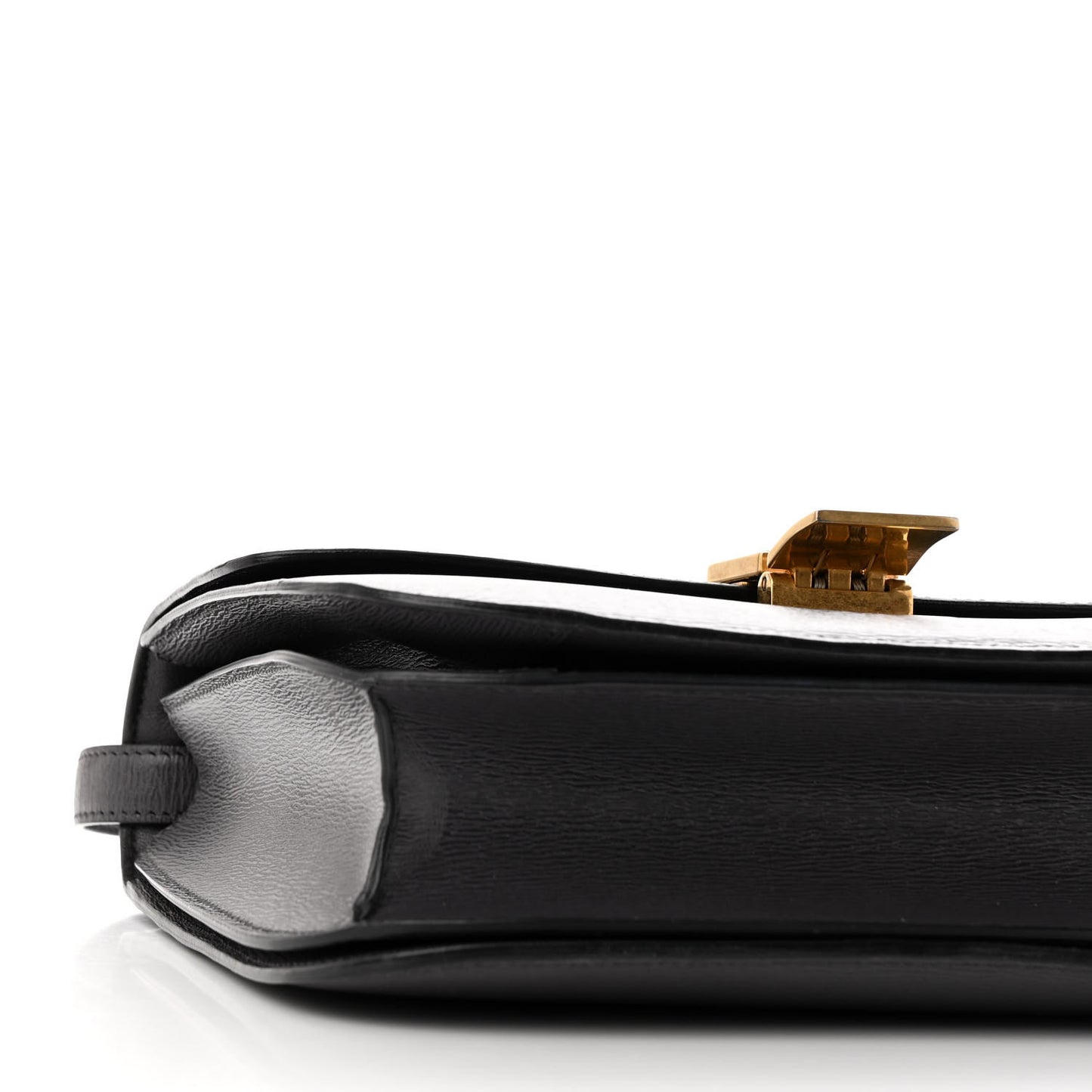 Liege Calfskin Medium Classic Box Flap Bag Liquorice