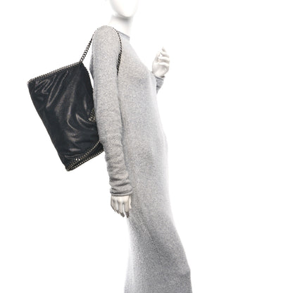 Stella McCartney Shaggy Deer Falabella Fold Over Tote  Black 2 of 10