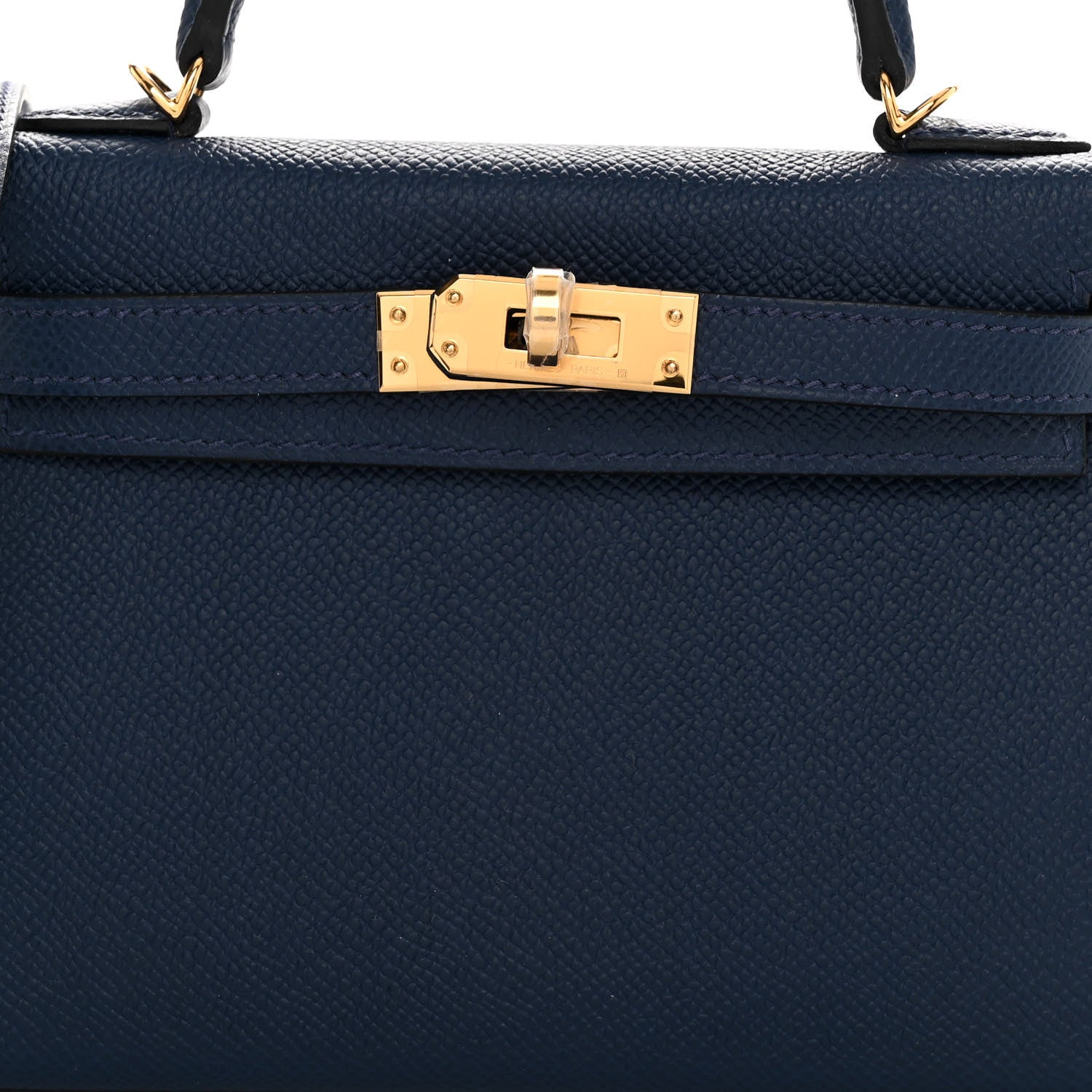 Hermes Epsom Mini Kelly Sellier 20 Bleu Navy 7 of 12