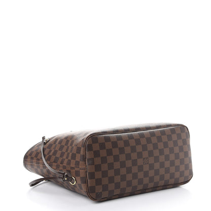 Louis Vuitton Damier Ebene Neo Neverfull MM Rose Ballerine 4 of 8