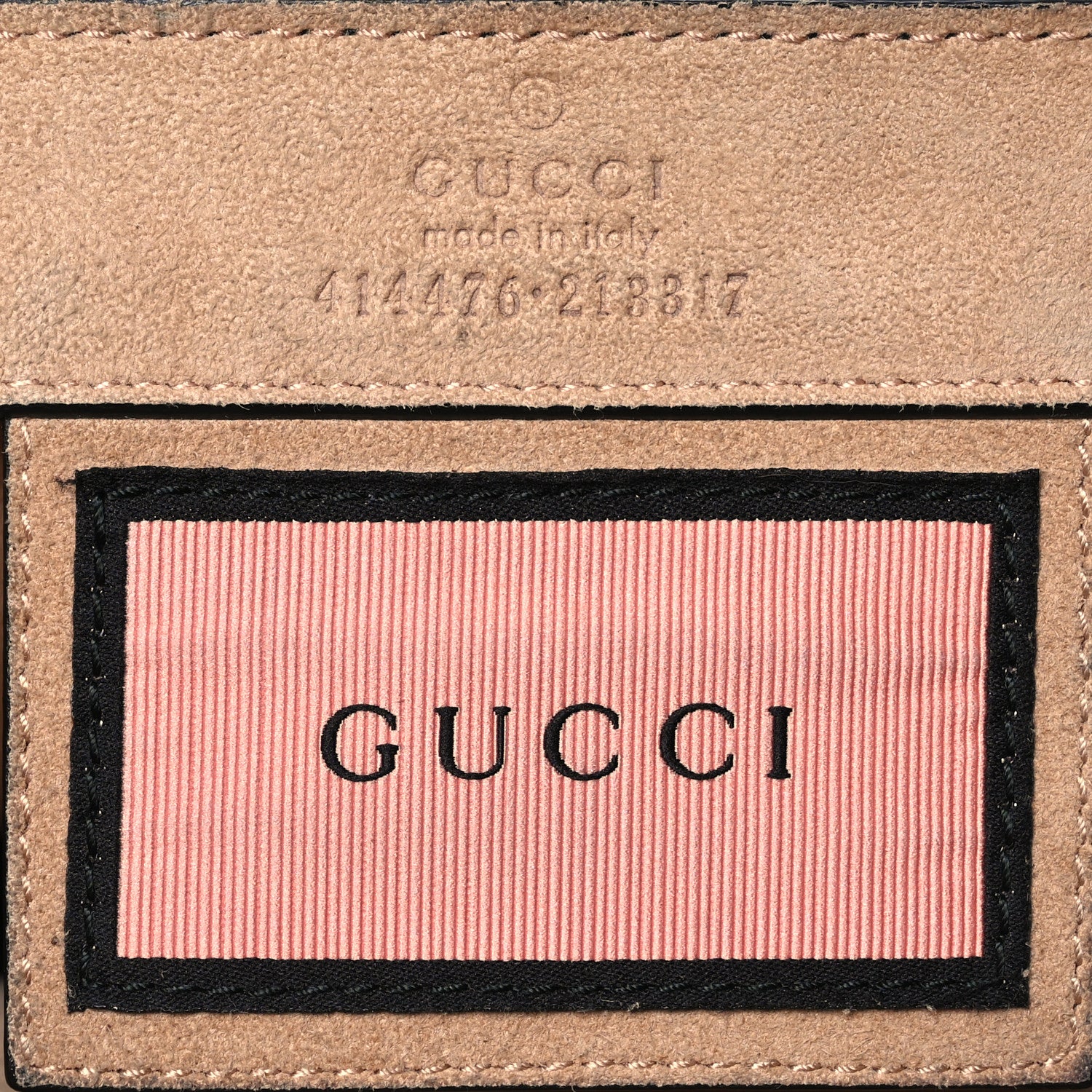 Gucci Calfskin GucciGhost Real Medium XL Tote Black Yellow 5 of 15