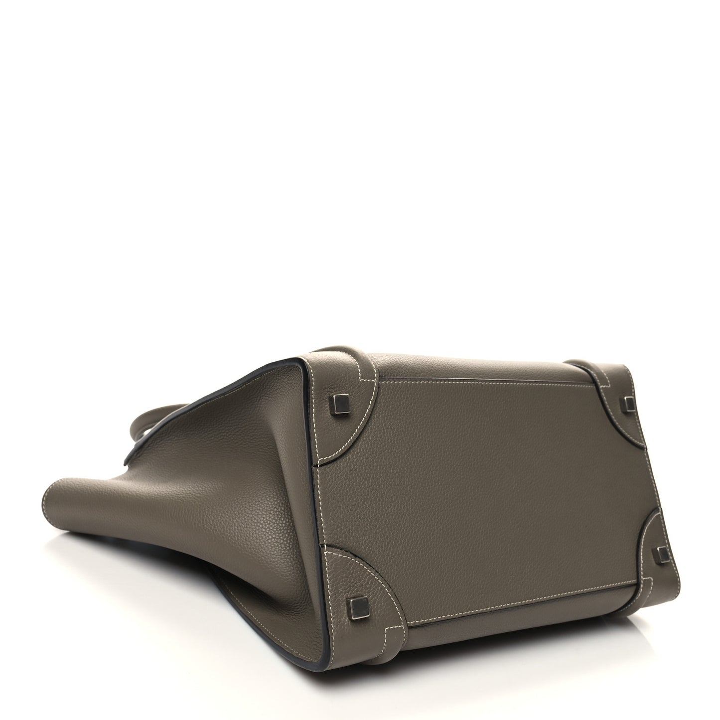 Drummed Calfskin Mini Luggage Souris