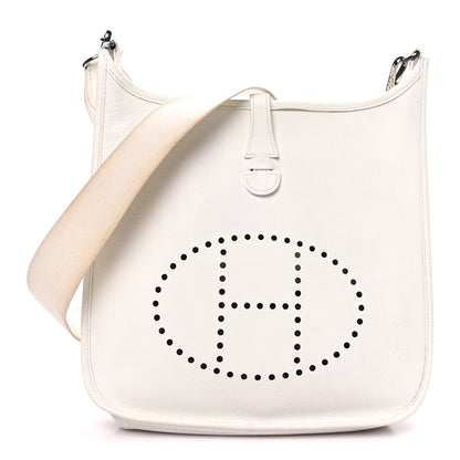 Hermes Epsom Evelyne GM White 1 of 10