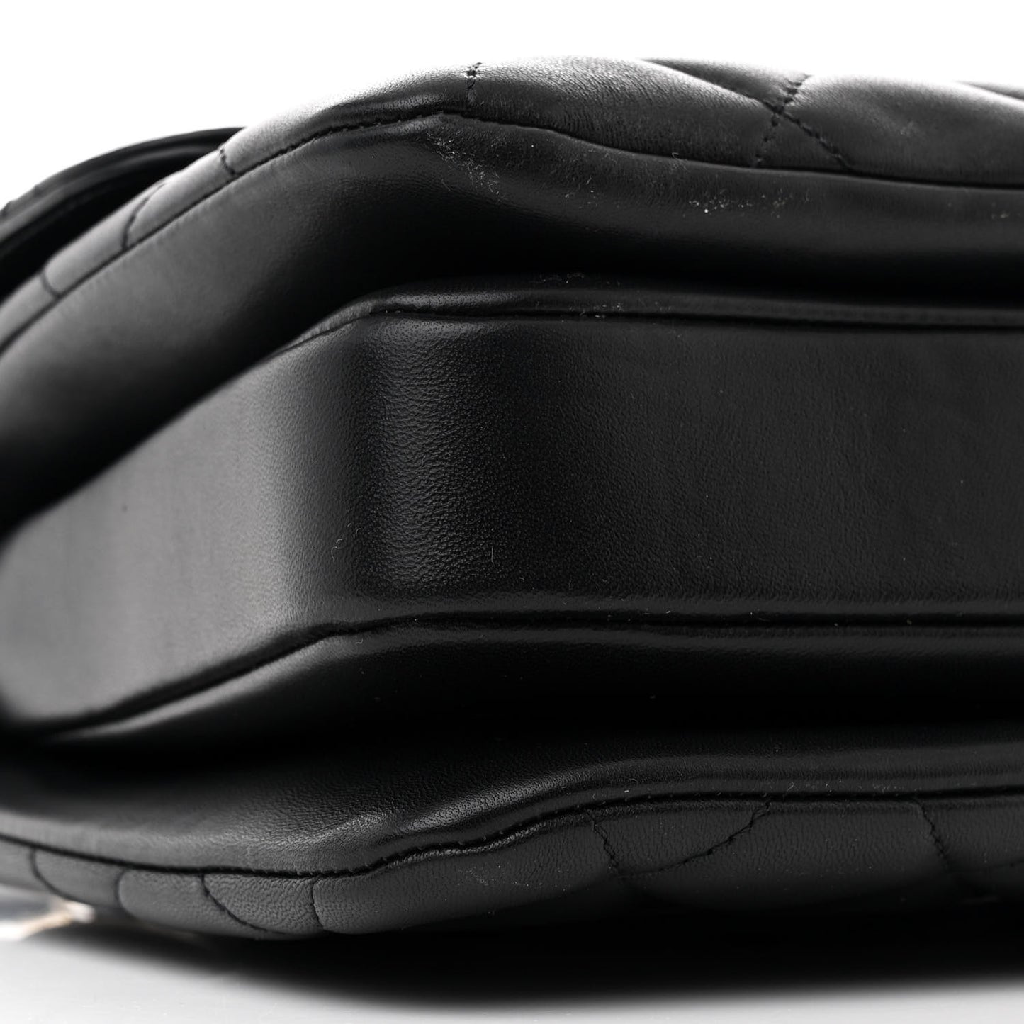 Lambskin Quilted Small Trendy CC Dual Handle Flap Bag Black