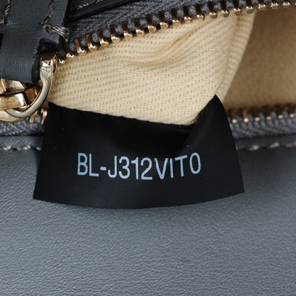 Valentino Garavani Vitello Small Glam Lock Rockstud Flap Gray 7 of 7