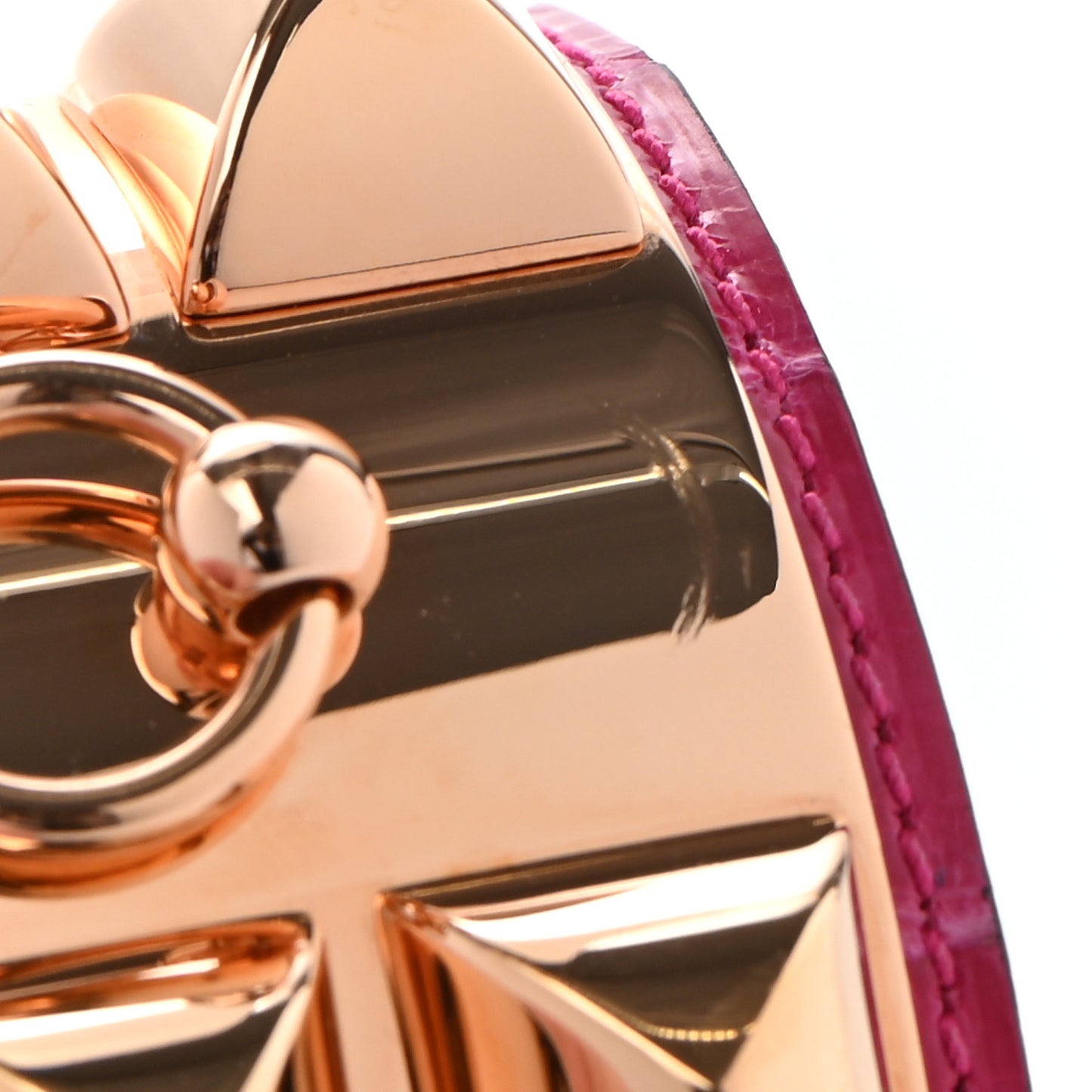 Shiny Alligator Collier de Chien CDC Bracelet T2 Rose Extreme