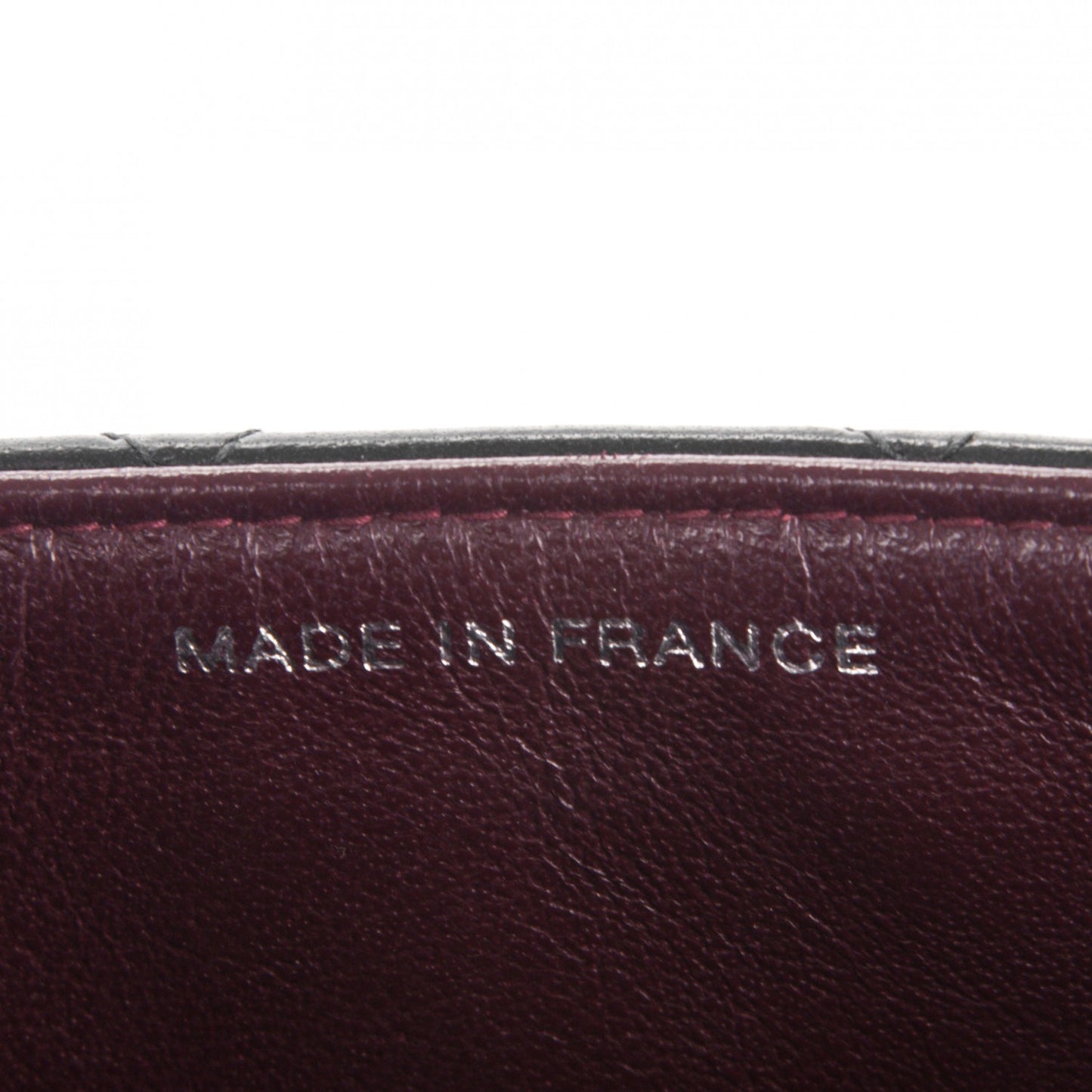 Lambskin Quilted Mini Square Flap Black