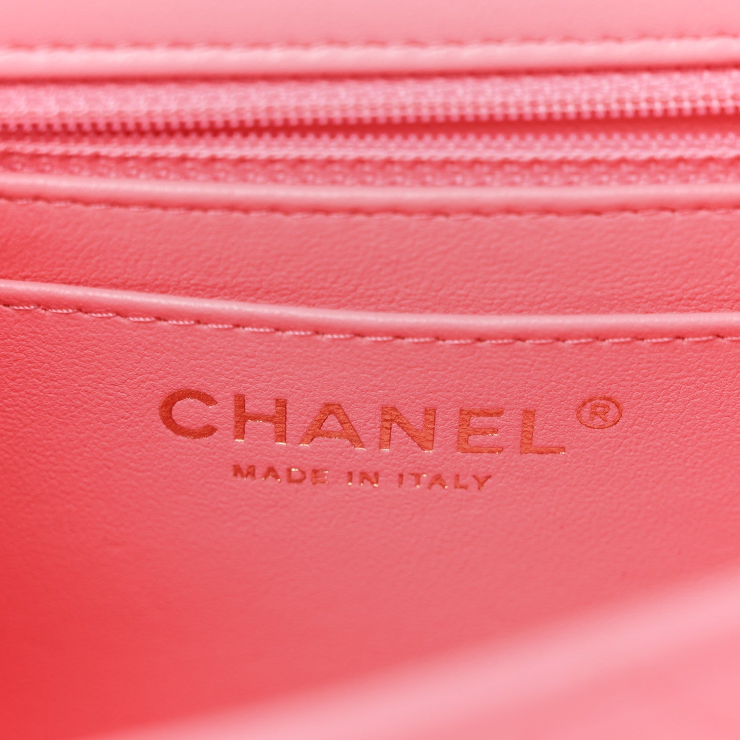 Chanel Lambskin Quilted Mini Rectangular Flap Pink 6 of 11