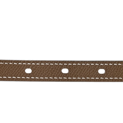 Hermes Epsom Swift 13mm Lucky 15 Belt 70 28 Etoupe Nata 4 of 6