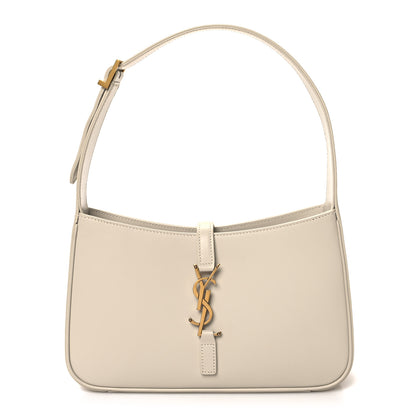 Saint Laurent SAINT LAURENT Smooth Calfskin Le 5 A 7 Hobo Crema Soft 1 of 11