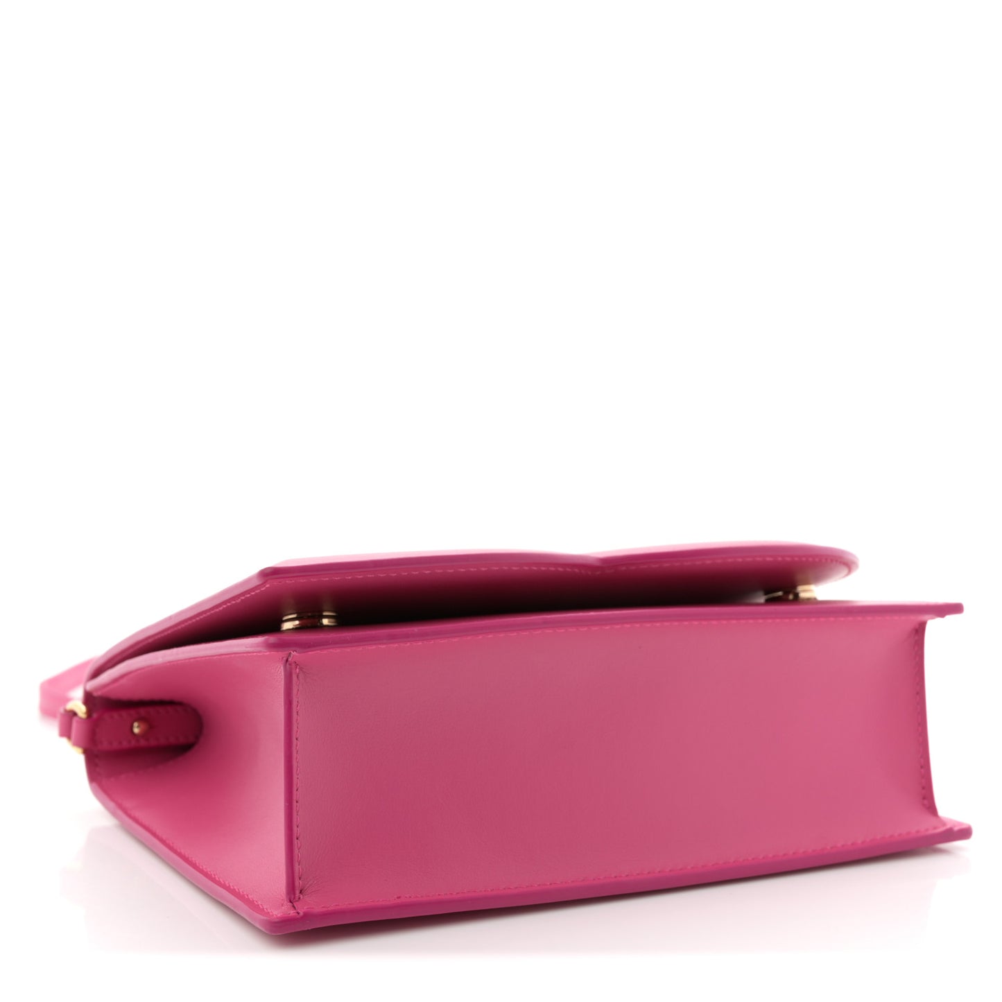 Calfskin DG Logo Flap Crossbody Bag Glicine