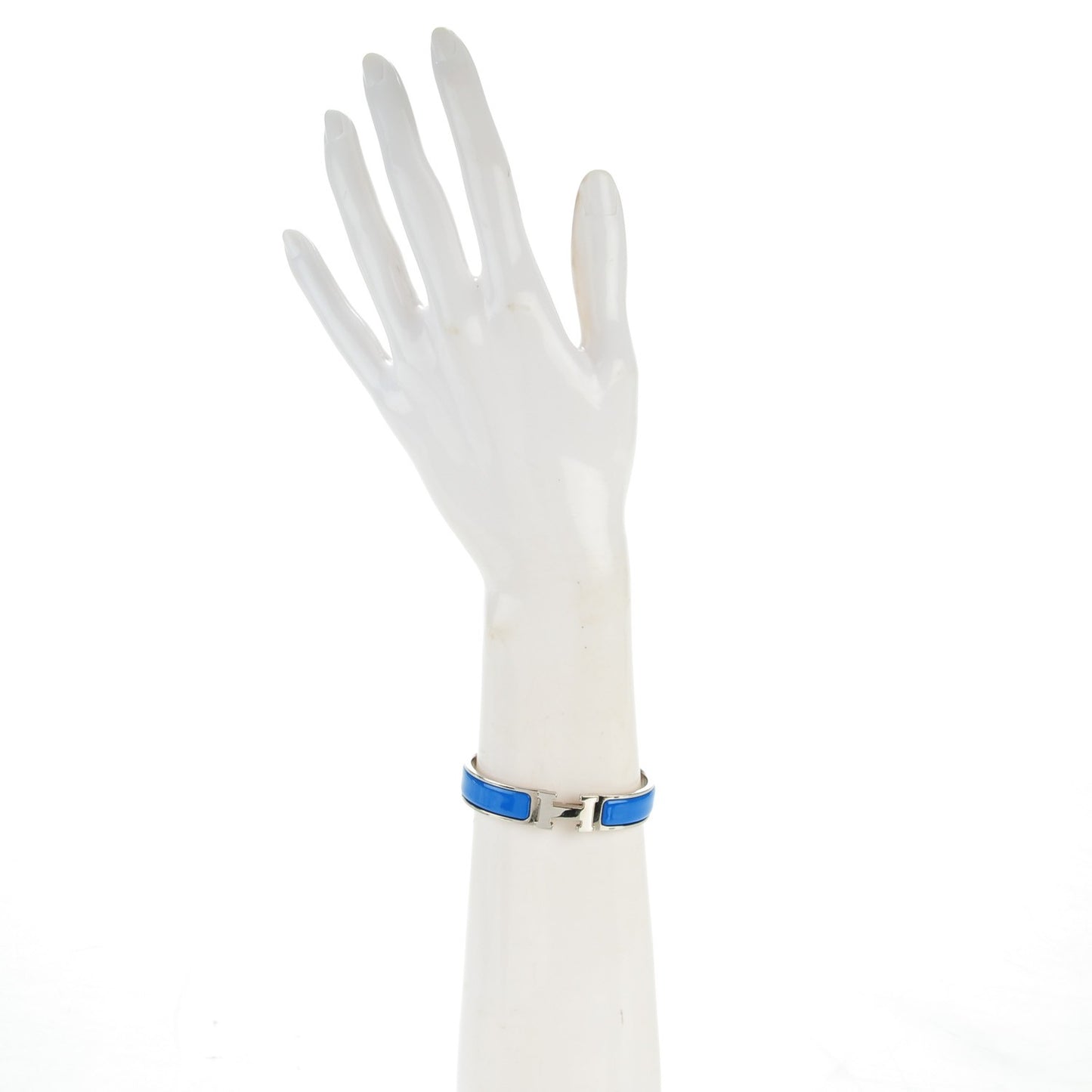 Enamel Narrow Clic Clac H Bracelet PM Intense Bleu