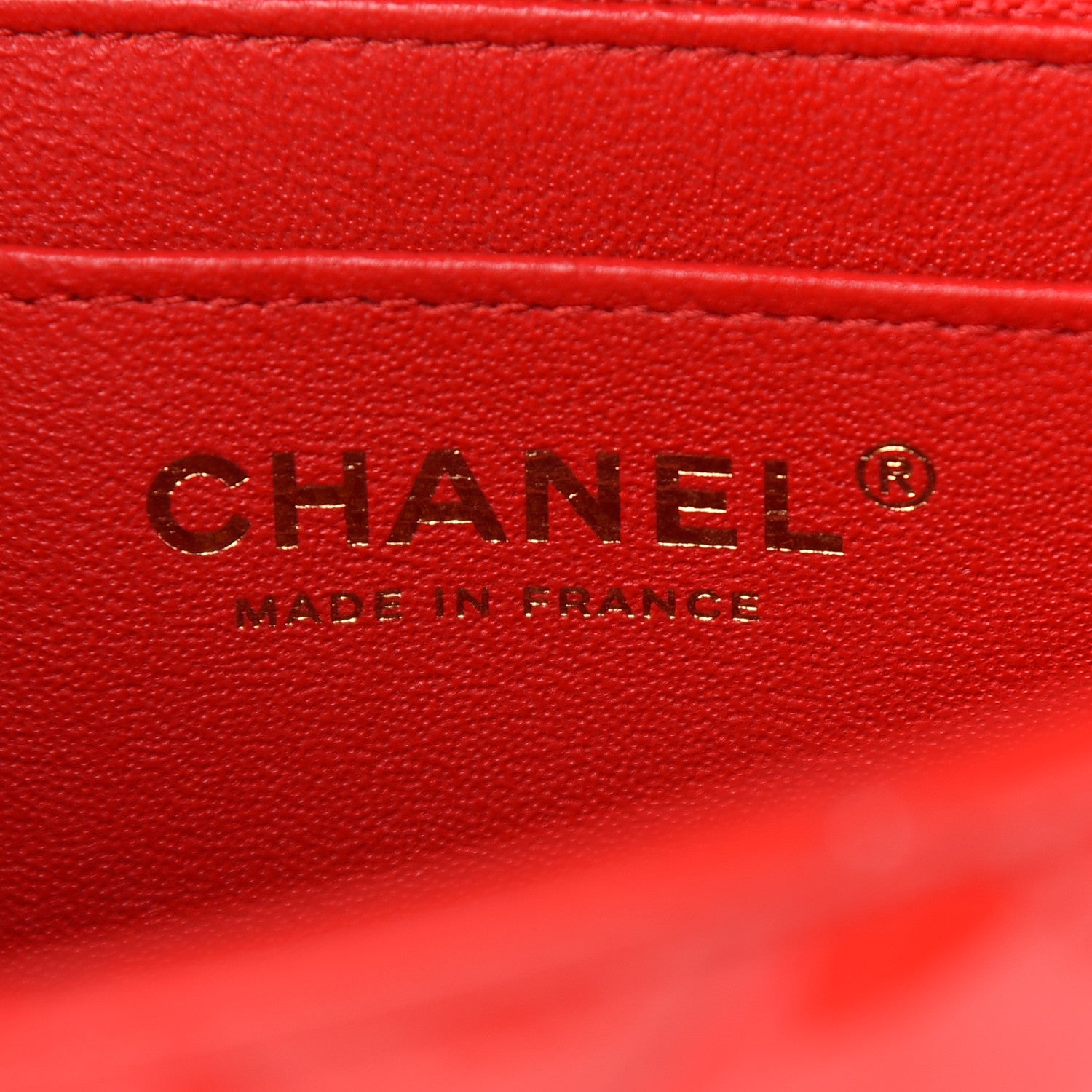Chanel Patent Calfskin Quilted Mini Rectangular Flap Red 6 of 9