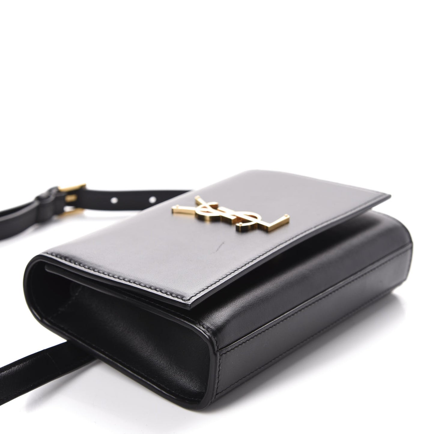 Smooth Calfskin Monogram Kate Belt Bag Black