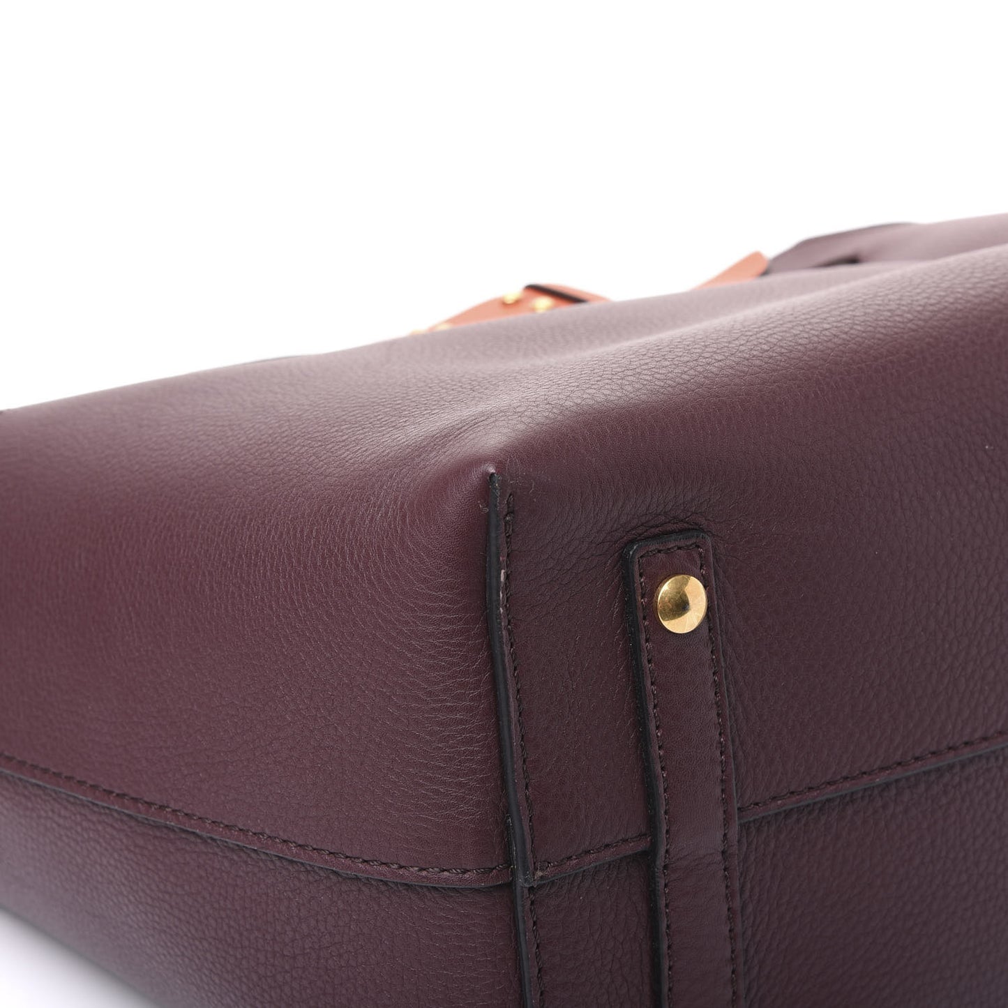 Soft Grain Calfskin Medium Belt Bag Deep Claret