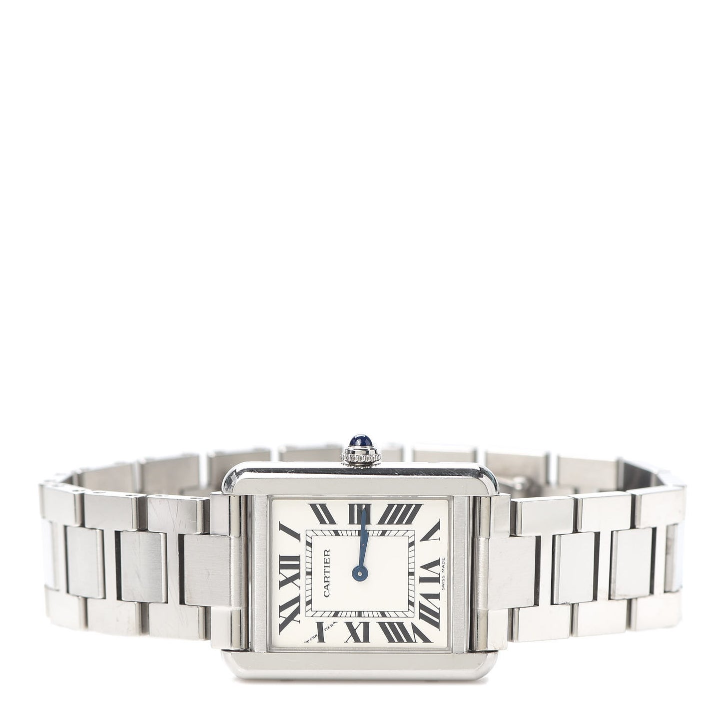 Stainless Steel 24mm Tank Solo Quartz Watch