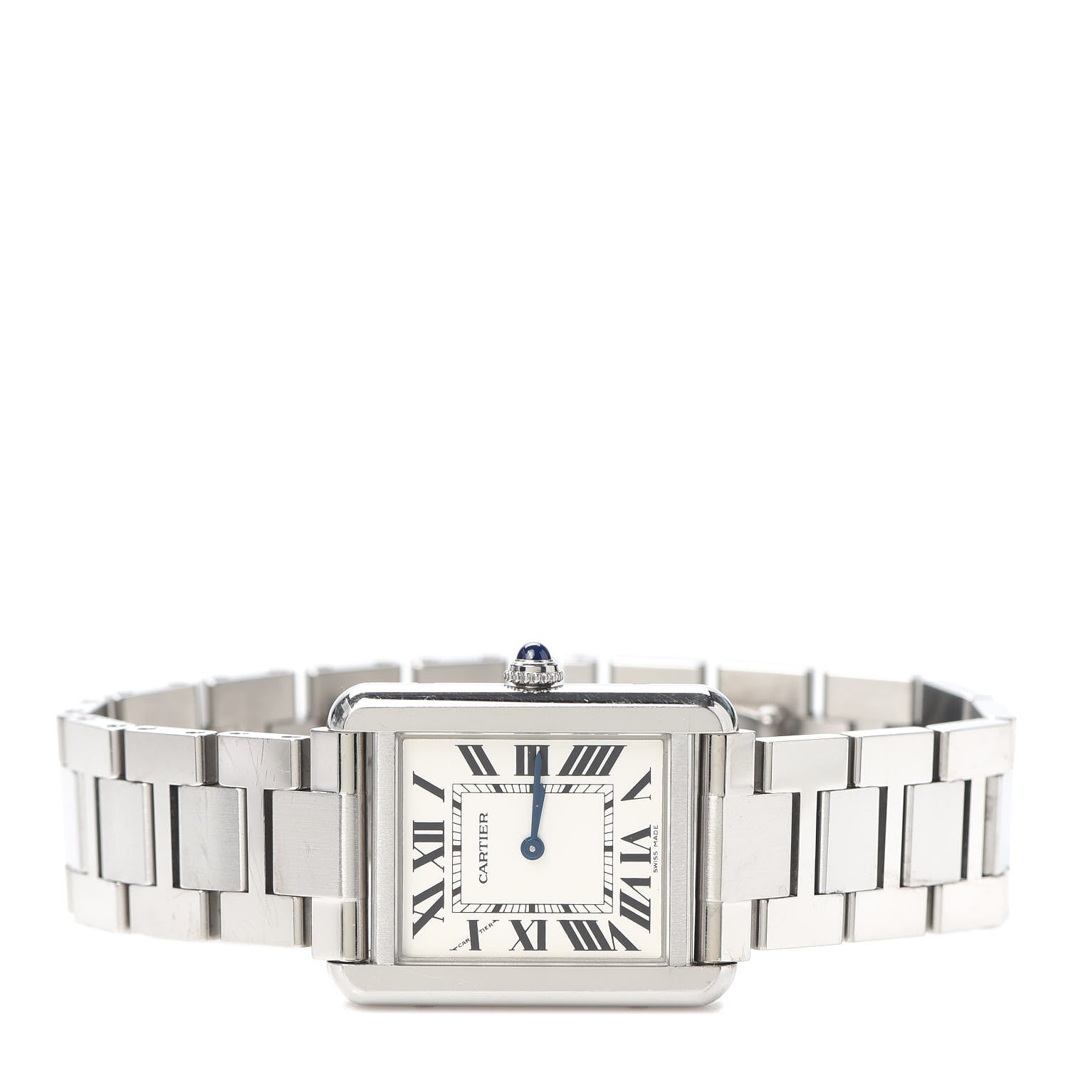 Cartier Stainless Steel 24mm Tank Solo Quartz Watch 2 of 6