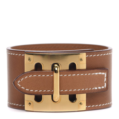 Hermes Barenia Faubourg Intense Bracelet S Fauve 1 of 5