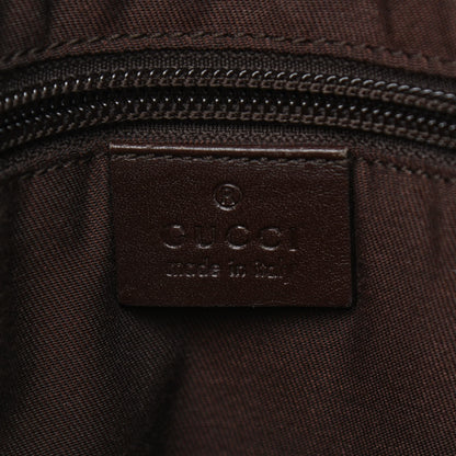 Gucci Monogram Calfskin Perforated Medium Flat Messenger Bag Dark Brown 7 of 12