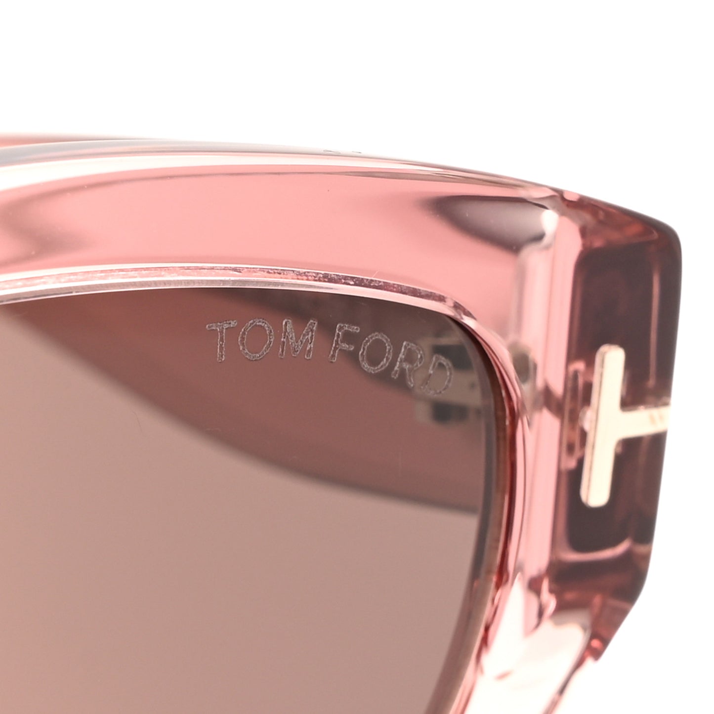 Acetate Penny Butterfly Sunglasses TF1086 Transparent Pink