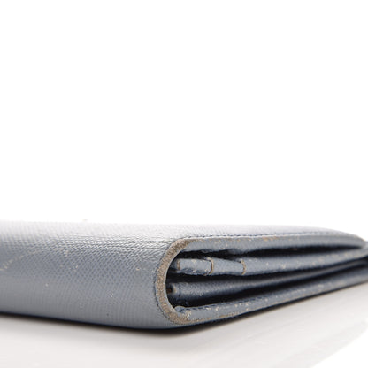 Prada Saffiano Triangle Continental Flap Wallet Pervinca 12 of 12