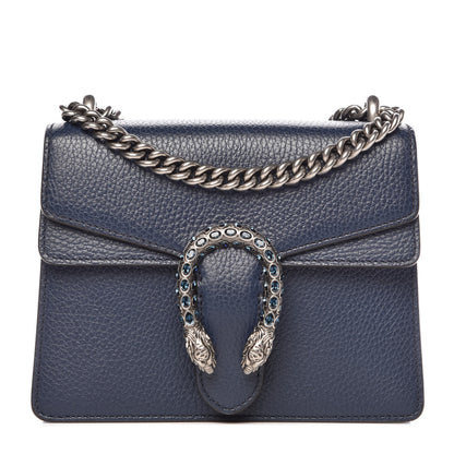 Gucci Dollar Calfskin Crystal Mini Dionysus Shoulder Bag Blue Agata Montana Sapphire 1 of 13