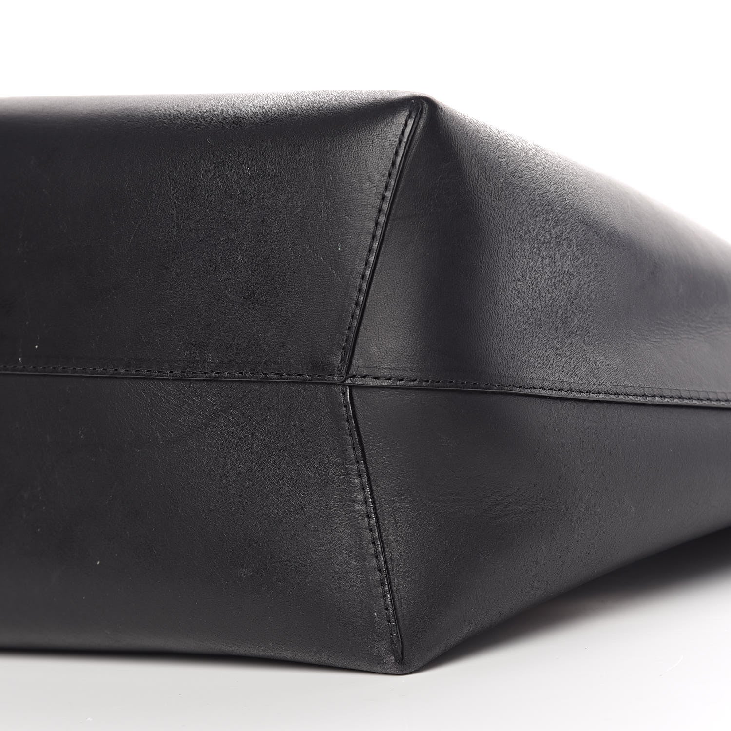 Mansur Gavriel Vegetable Tanned Calfskin Bucket Bag Black Ballerina 10 of 15