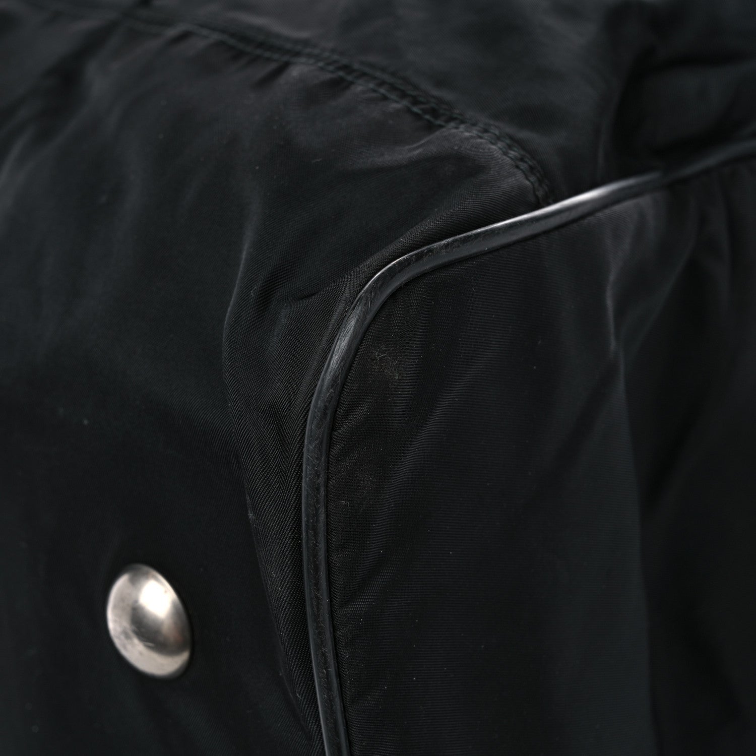 Prada Tessuto Nylon Saffiano Viaggio Duffle Black 11 of 15