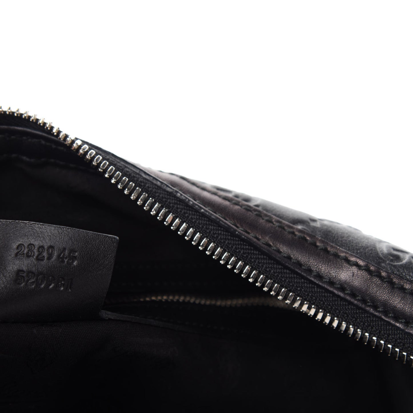 Guccissima Large GG Twins Hobo Black
