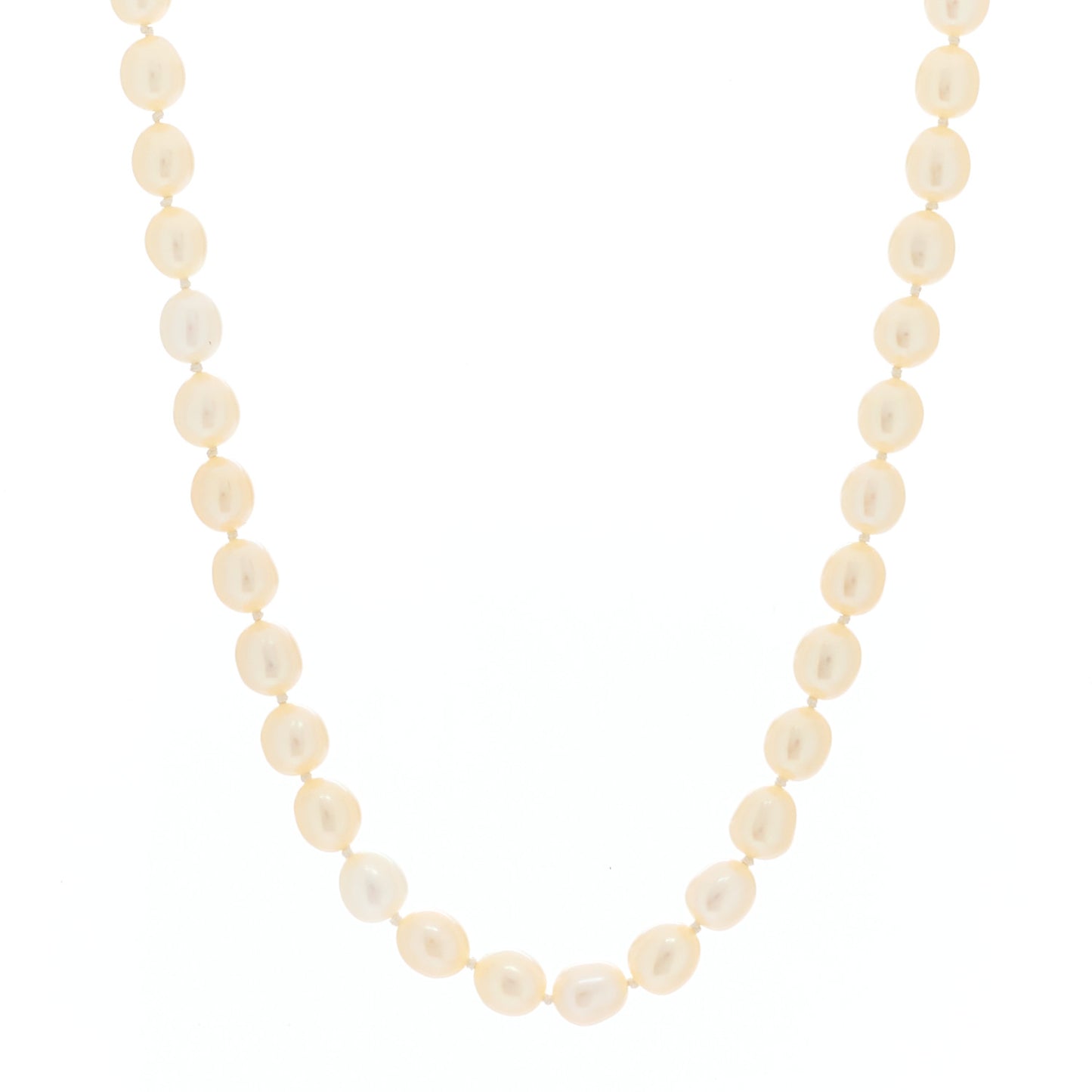 Sterling Silver Freshwater Pearl 6.5-7mm Strand Necklace
