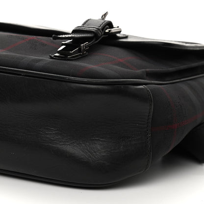Burberry Nylon Smoked Check Messenger Bag 8 of 10