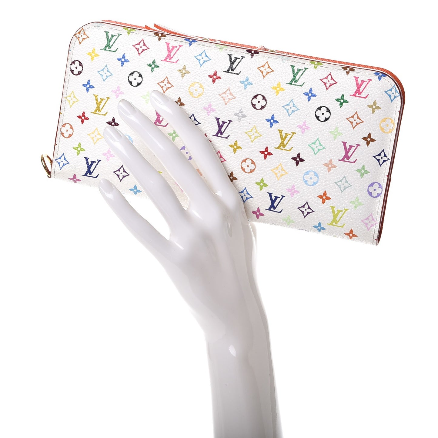 Monogram Multicolor Insolite Wallet White Orange