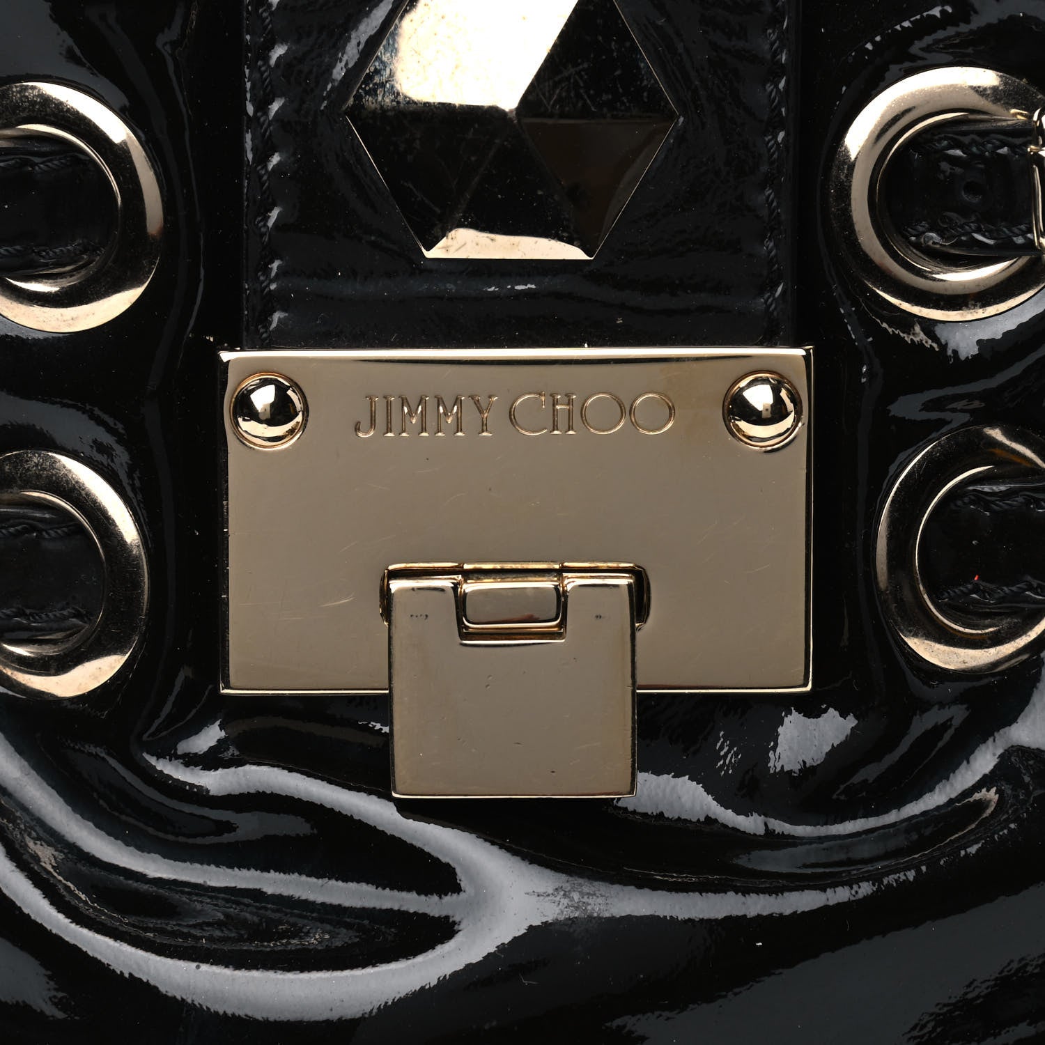 Jimmy Choo Patent Ramona Black 9 of 9