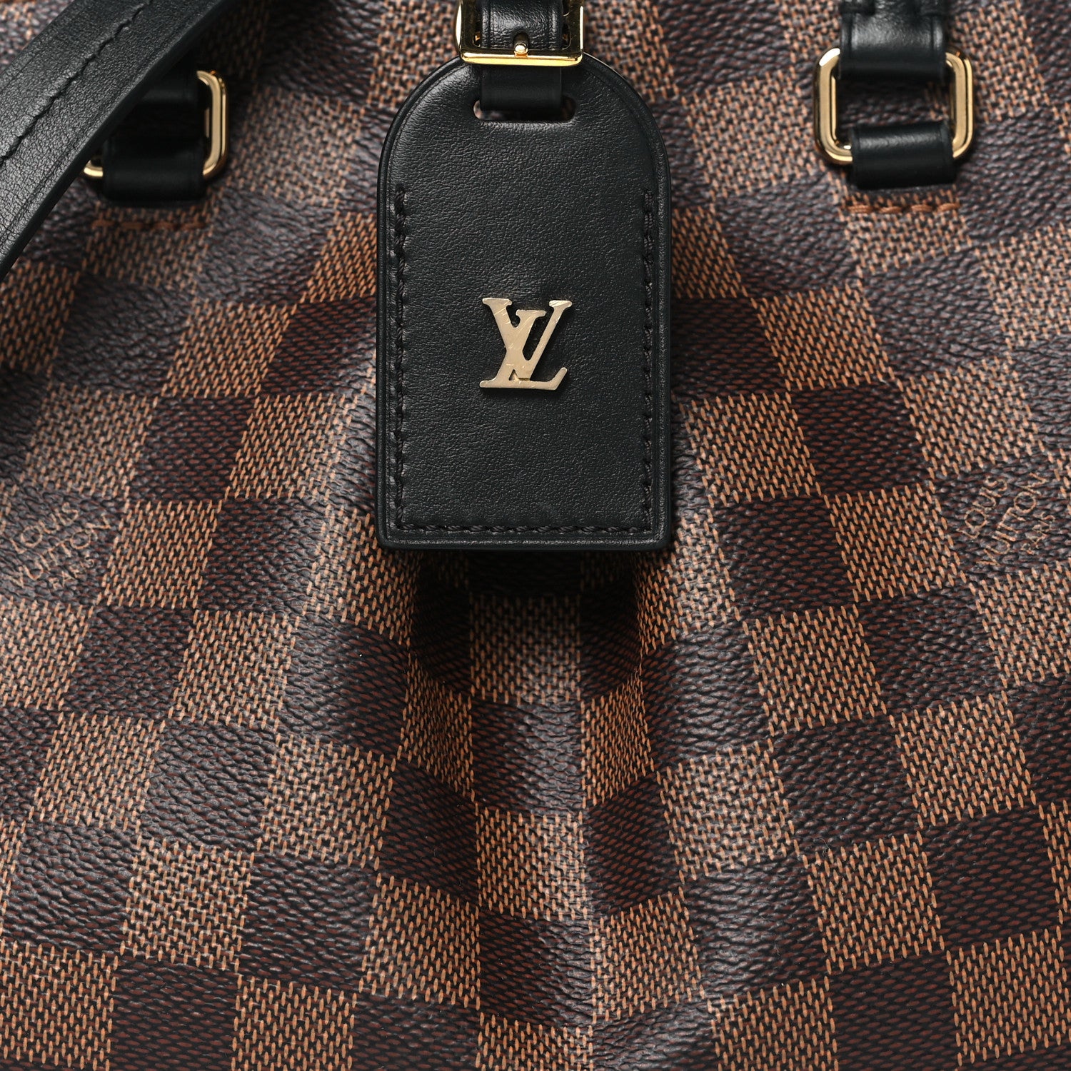 Louis Vuitton Damier Ebene Odeon Tote PM Black 7 of 10