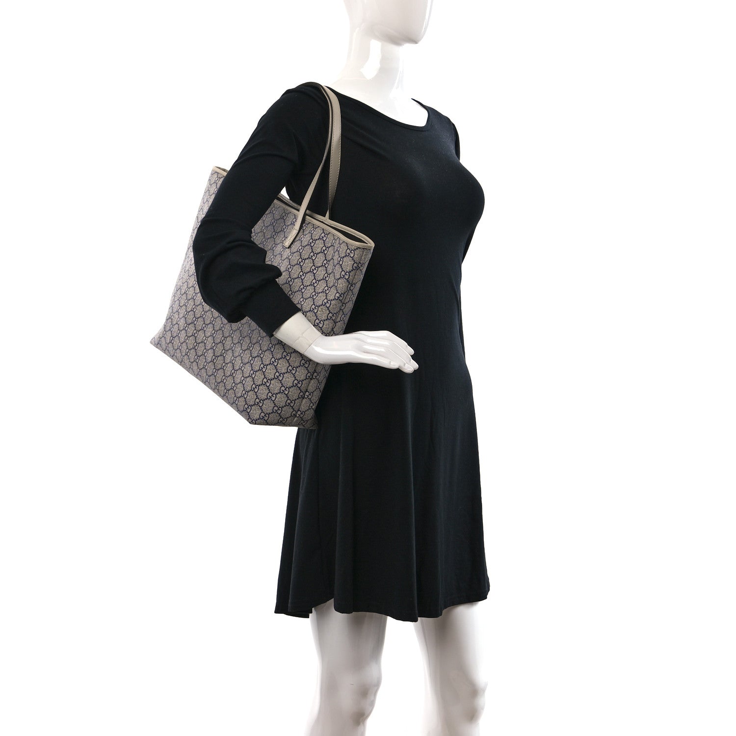 Gucci Monogram Large Tote White 2 of 10