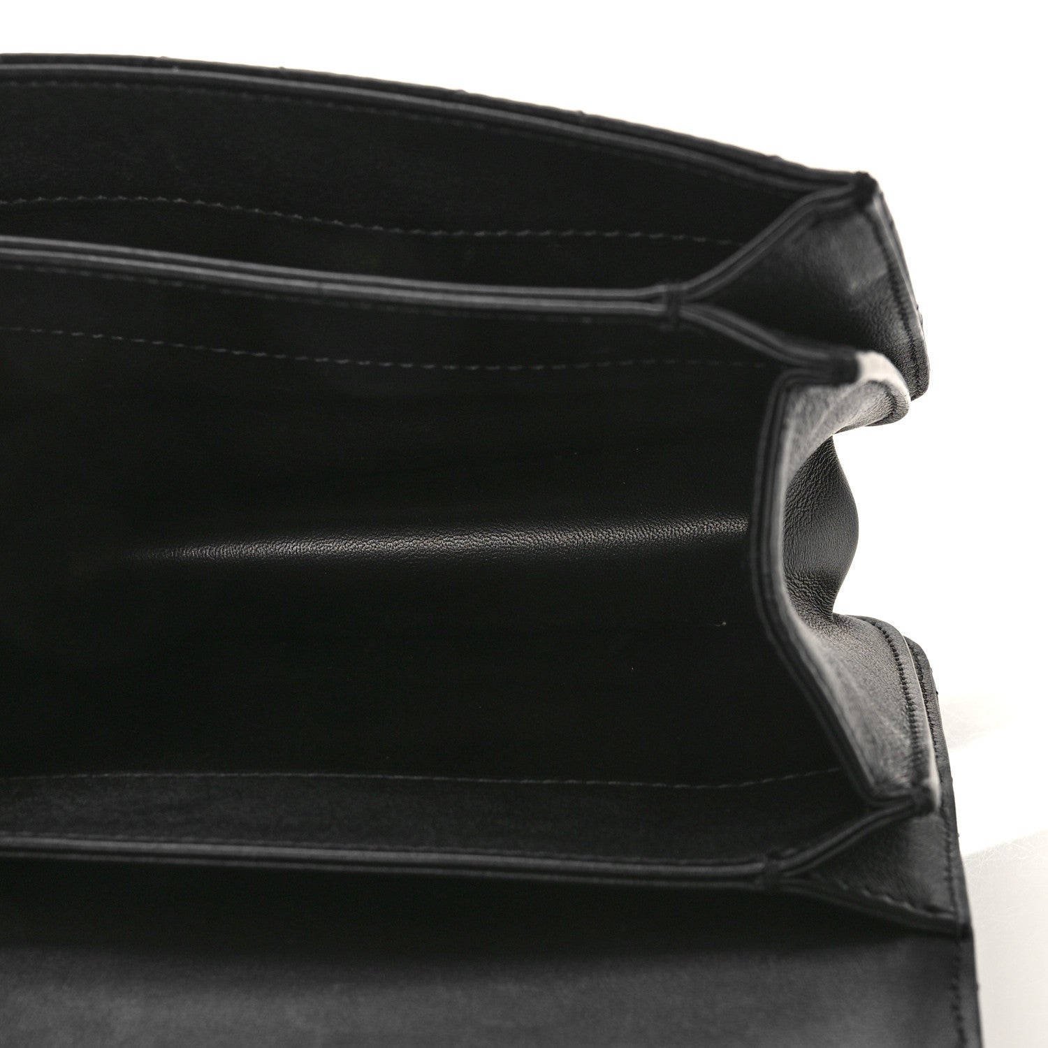 Chanel Calfskin Quilted Small Top Handle Flap Black 5 of 11