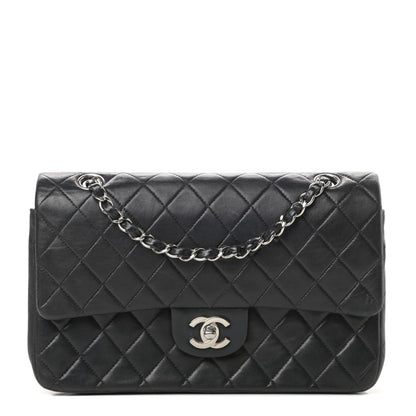 Chanel Lambskin Quilted Medium Double Flap Black 1 of 19