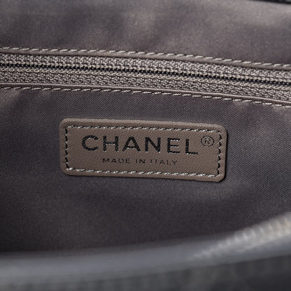 Chanel Caviar Quilted XL Grand Shopping Tote GST Dark Grey 6 of 11