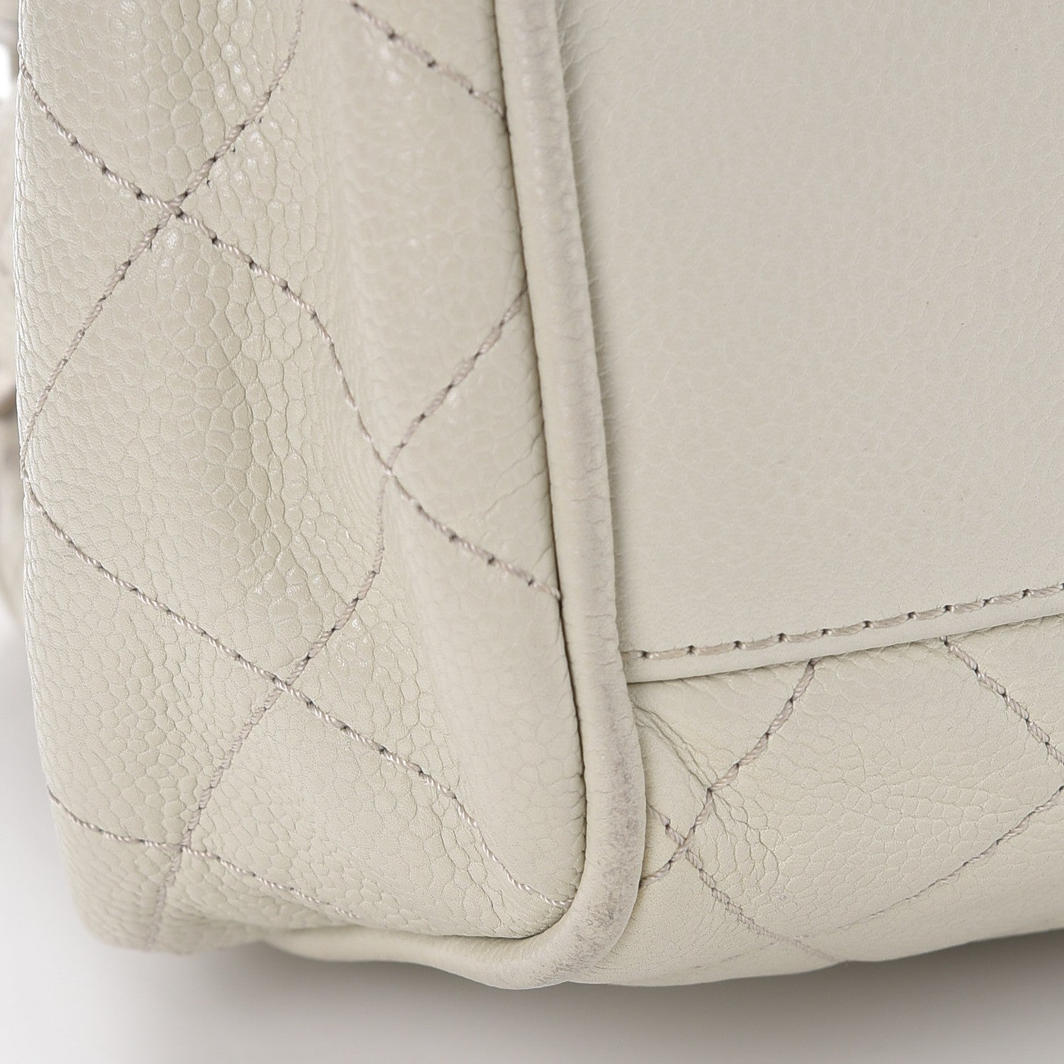 Chanel Caviar Quilted Timeless Accordion Flap White 14 of 17
