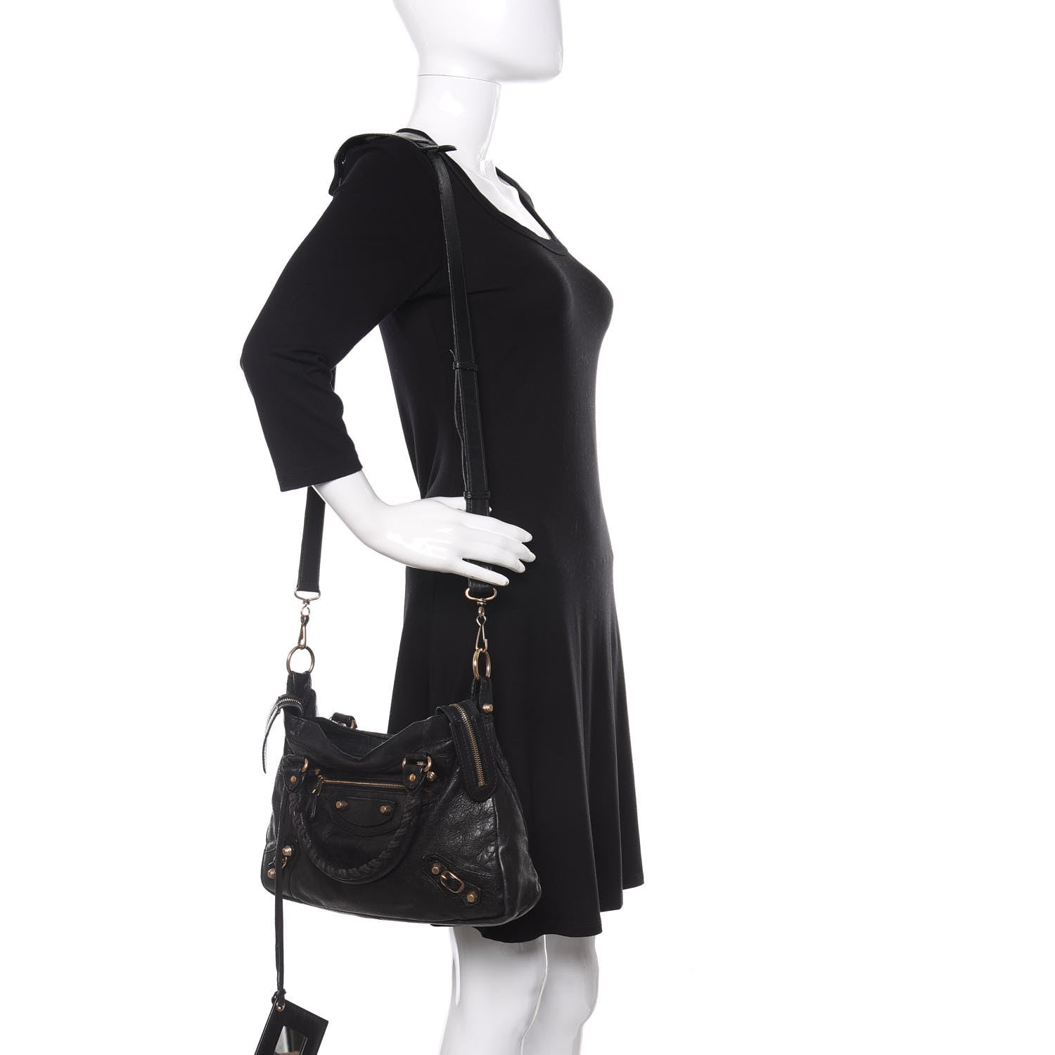 Balenciaga Agneau Giant 12 Gold Hardware Town Black 2 of 17